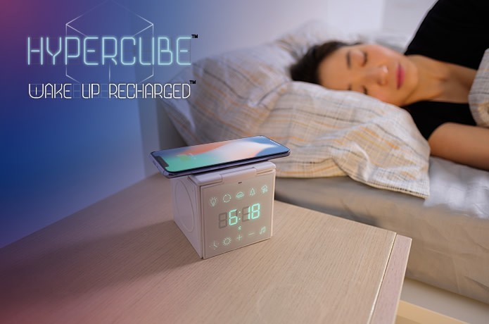 HyperCube: The Wireless Charger That Helps You Sleep